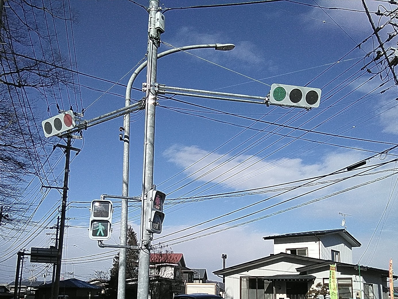 交通信号機灯器LED化工事NO.31
